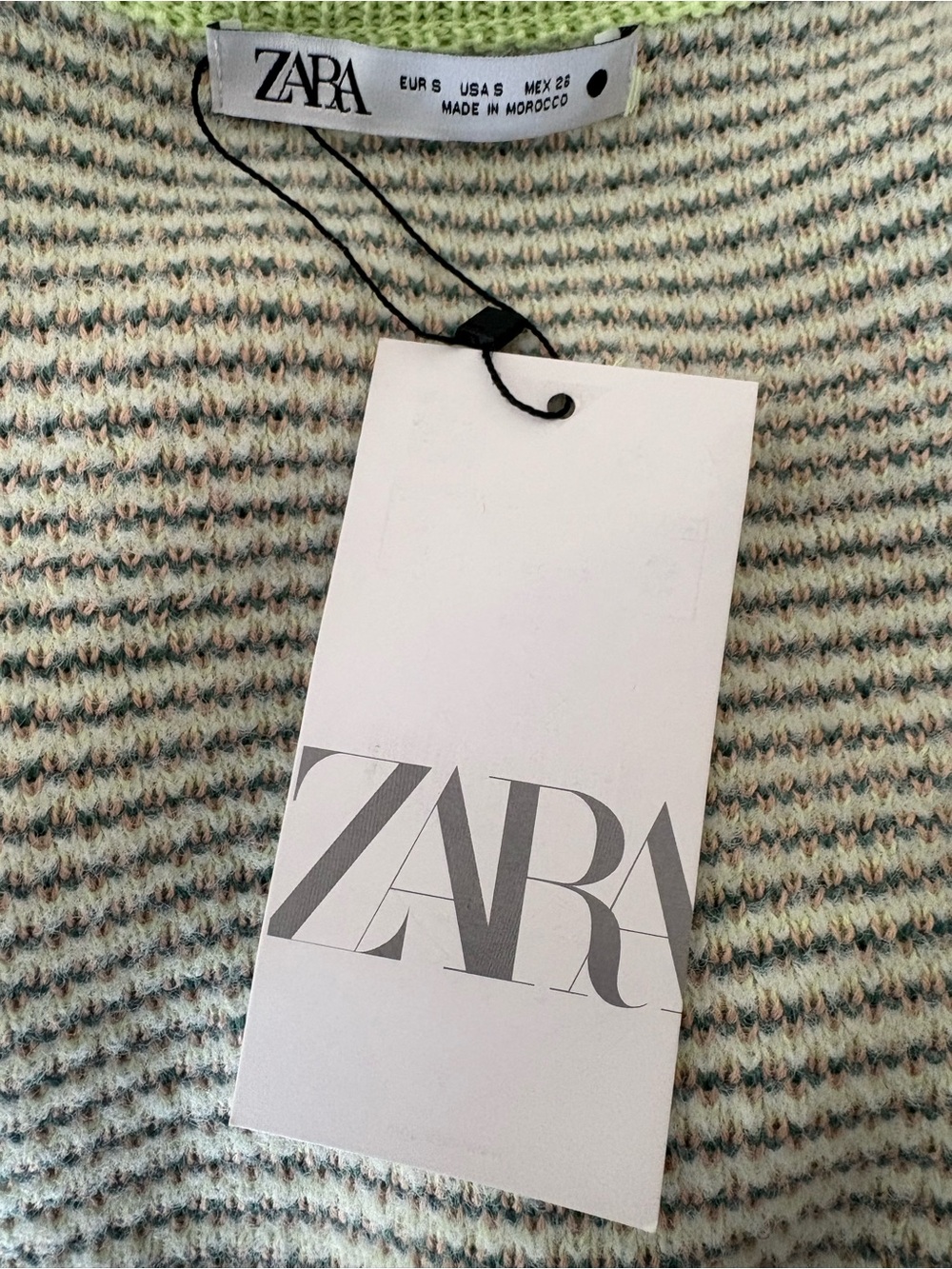 NWT Zara Sheep Knit Cardigan - Picture 4 of 10